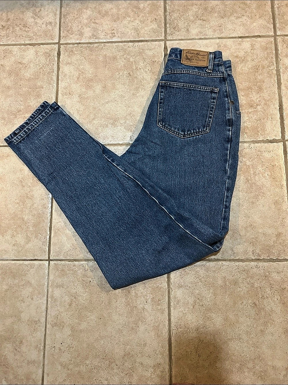 Eddie Bauer Relaxed-fit jeans Straight Leg Jeans Blue Size 8